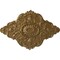 Ekena Millwork Ashford Ceiling Medallion, Hand-Painted Pale Gold, 42 3/4"W x 28 7/8"H x 1"P CM42X28ASPAS - alternate 1
